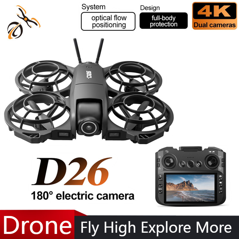 Drone Camera Lens - Drone D26 4K Aérien HD 180