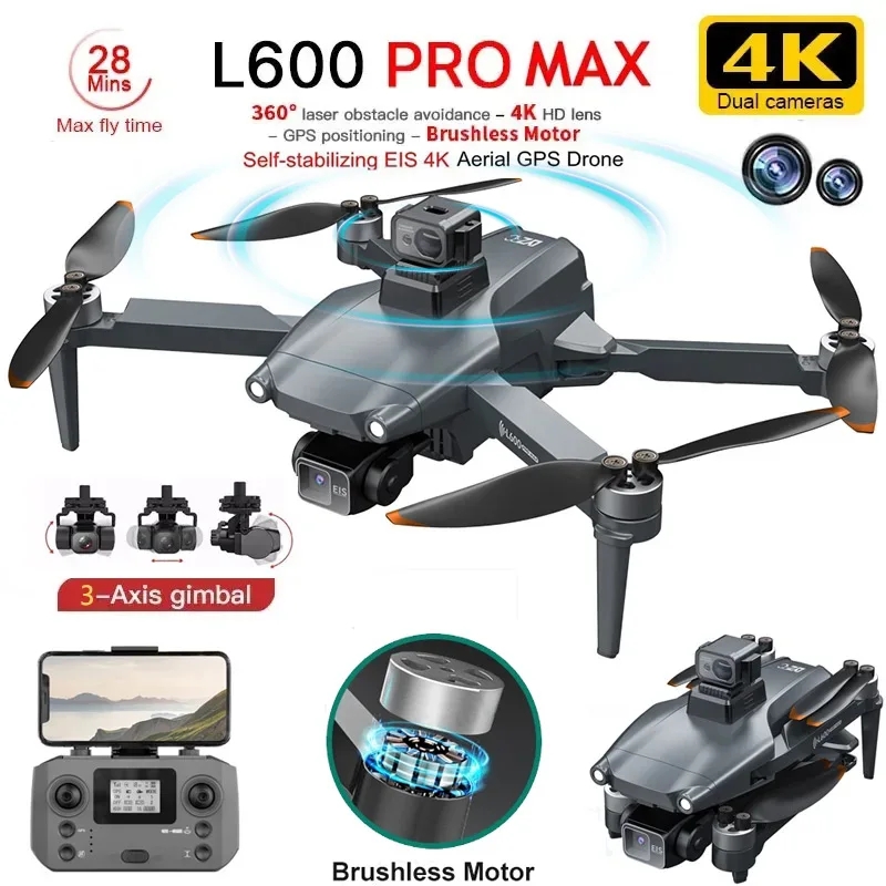 Drone Camera Lens - Drone GPS professionnel L600 PRO MAX