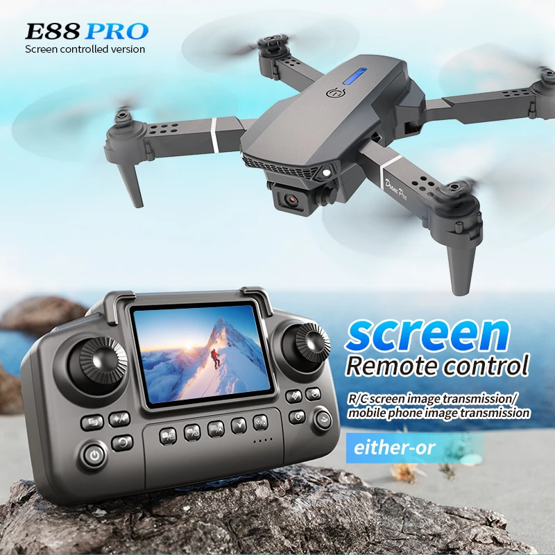 Drone professionnel E88 PRO av - Drone Camera Mount avis et prix