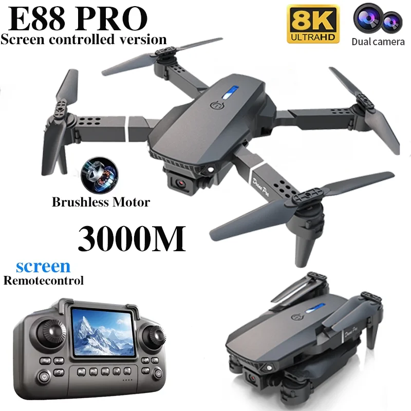 Drone professionnel E88 PRO av - Drone Camera Mount avis et prix