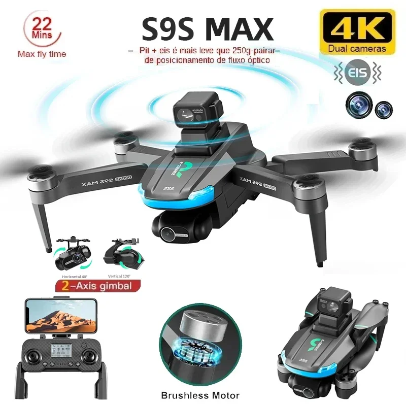 Nouveau S9S MAX MINI Drone 4K  - Drone Camera Lens avis et prix