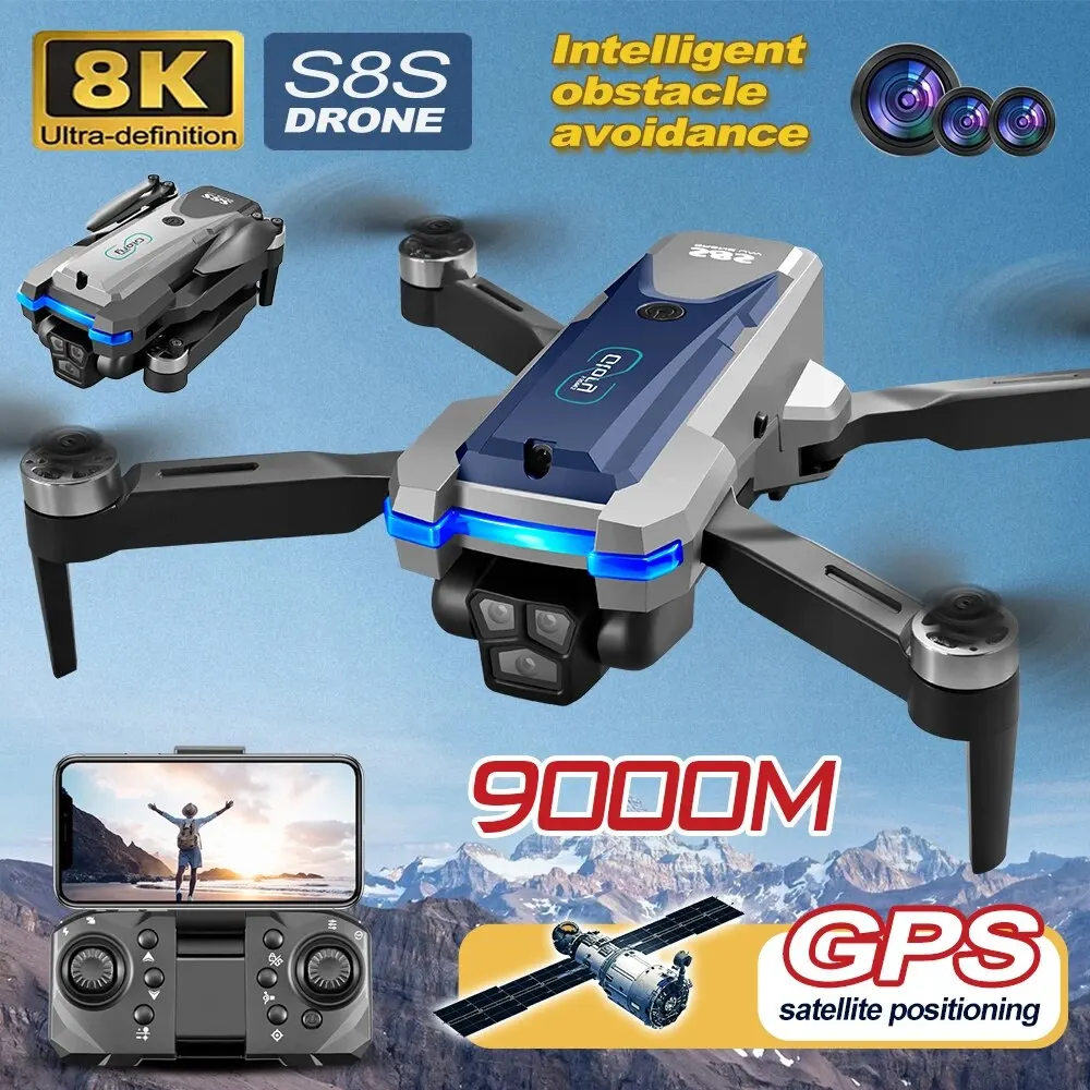 Drone GPS S8S 5G Wifi 8K HD po - Drone Camera Hd avis et prix