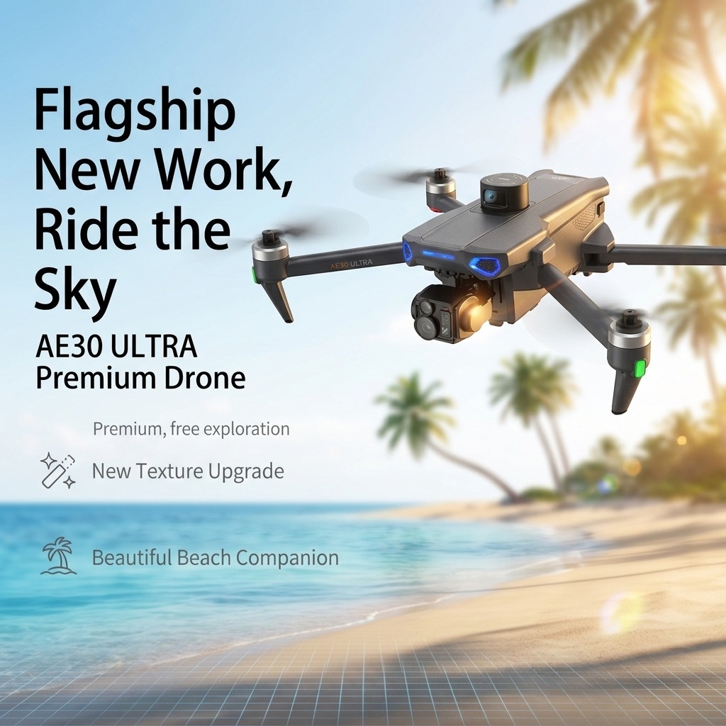 NOUVEAU Drone GPS AE30 Ultra a - Drone Camera With Gimbal avis et prix