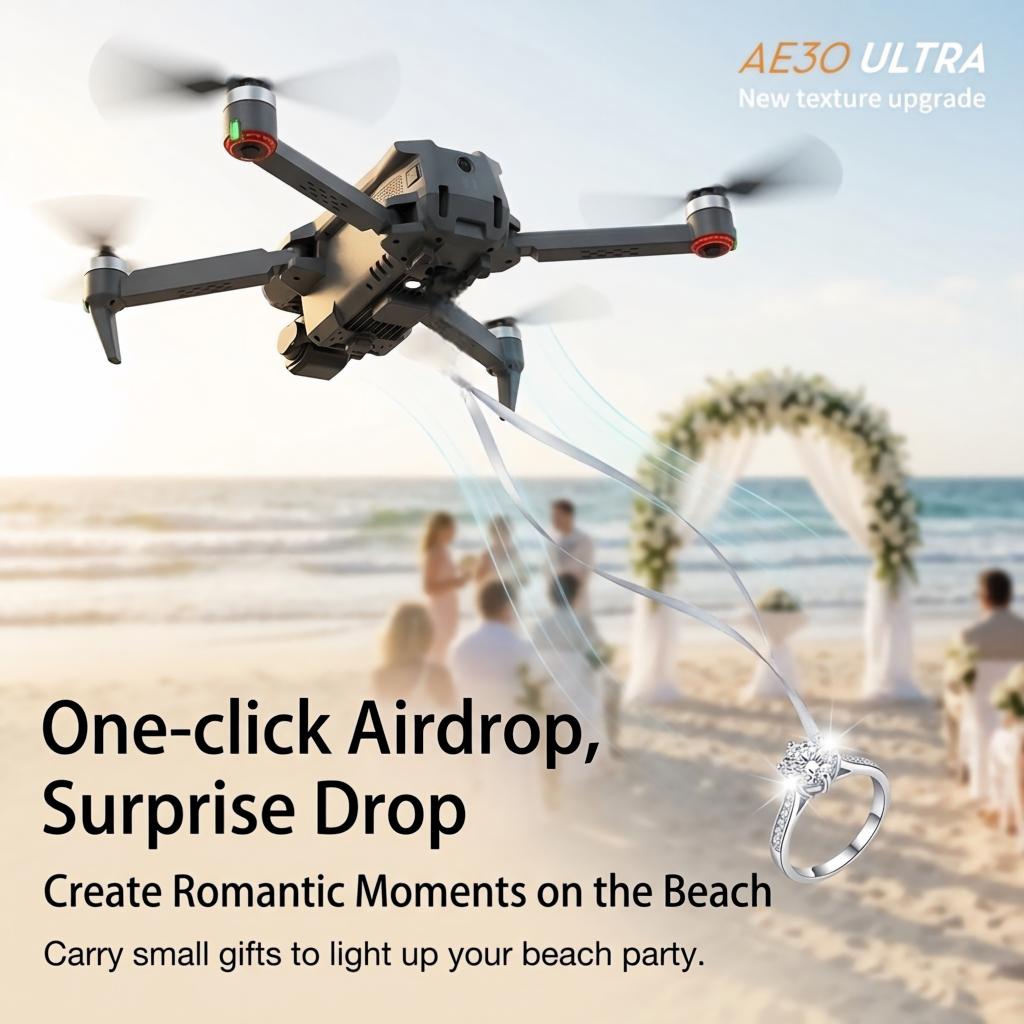 NOUVEAU Drone GPS AE30 Ultra a - Drone Camera With Gimbal avis et prix